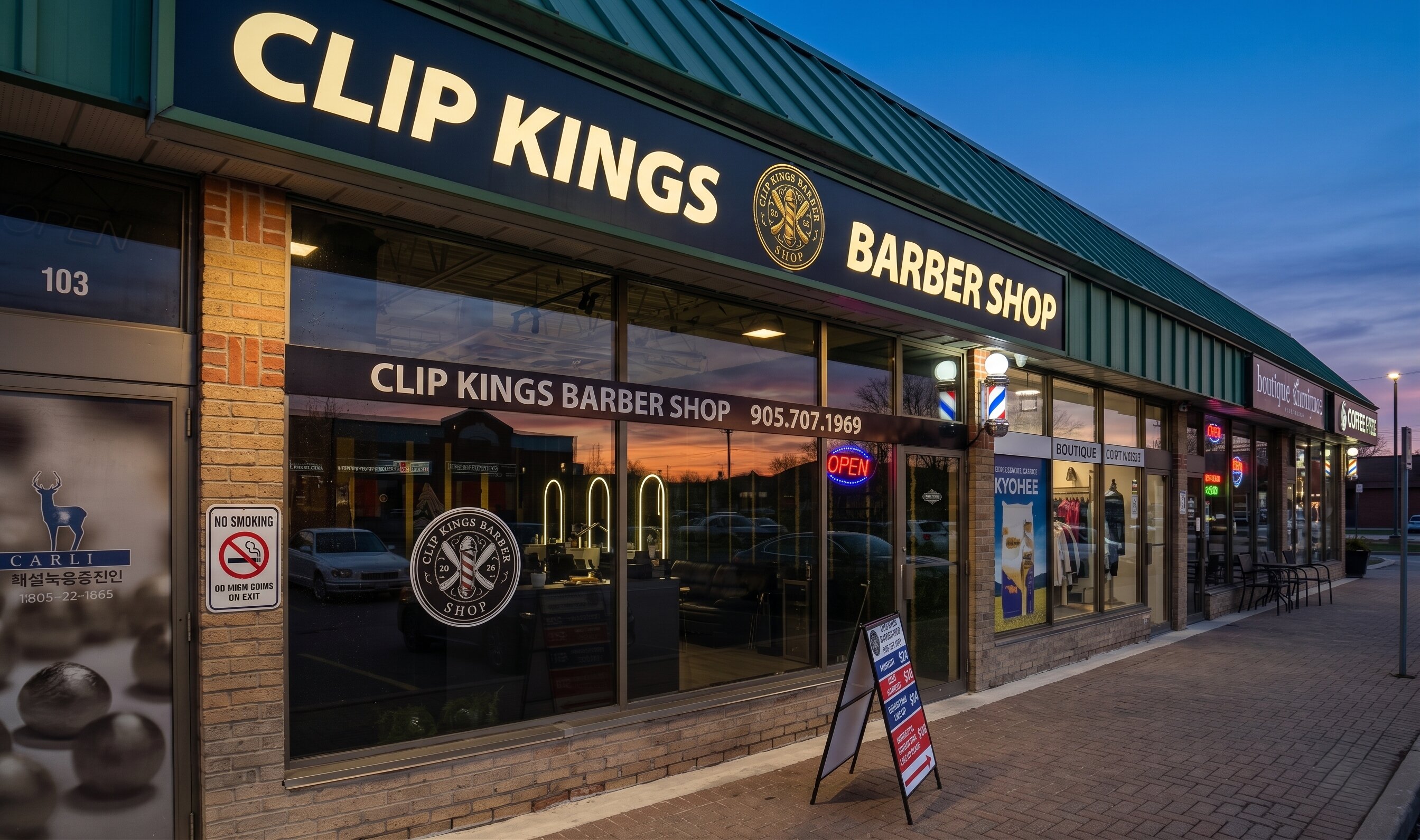 Barbershop Entrance